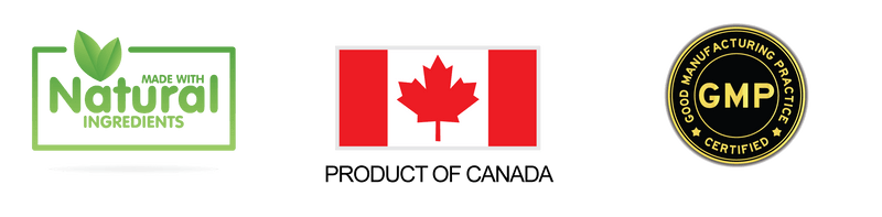 All natural product of canada, GMP certified